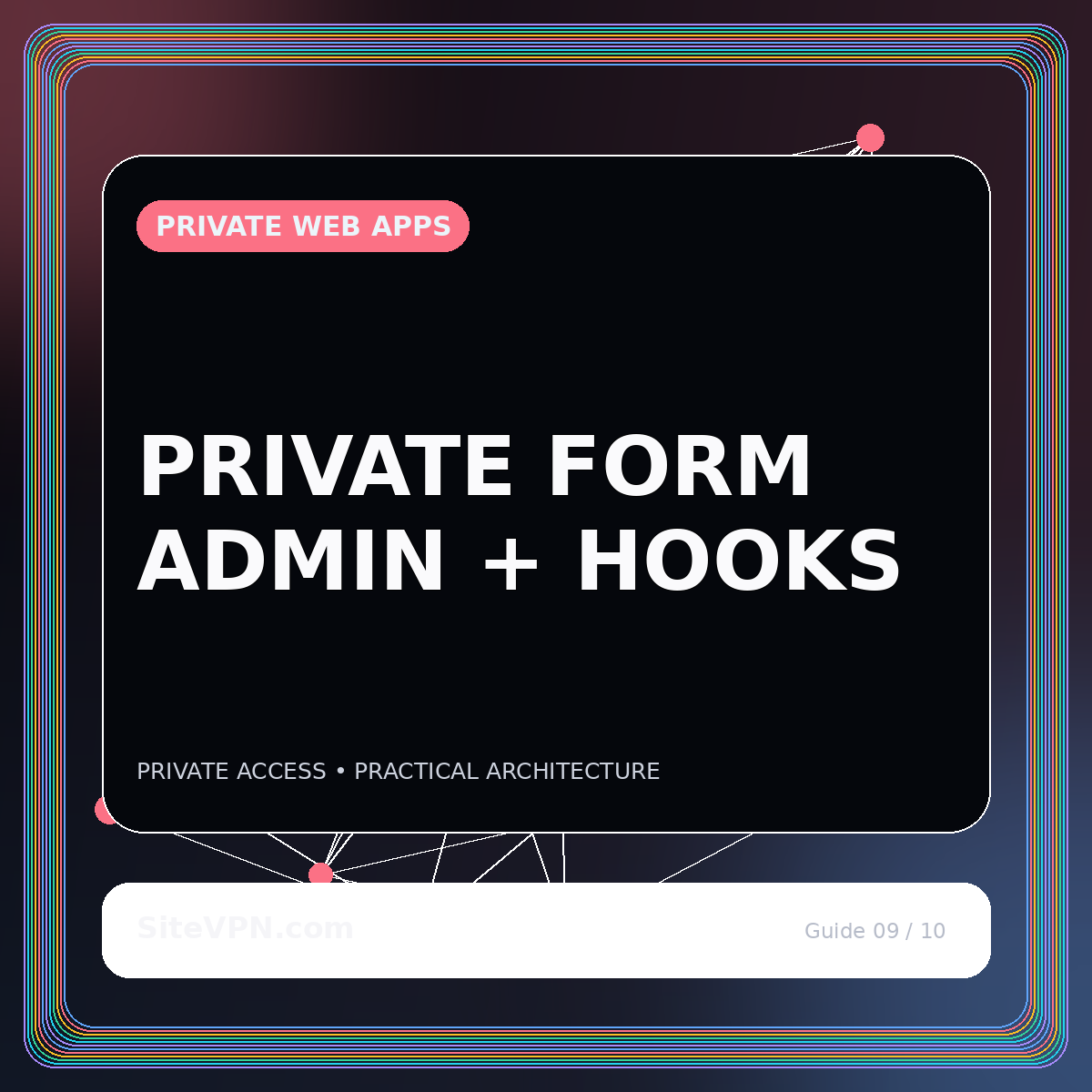 Featured image for Protect Contact Form Admin and Webhooks with a Site VPN
