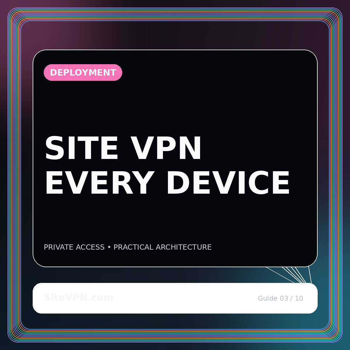 Featured image for Connect iOS, Android, Windows, macOS, and Linux to a Site VPN