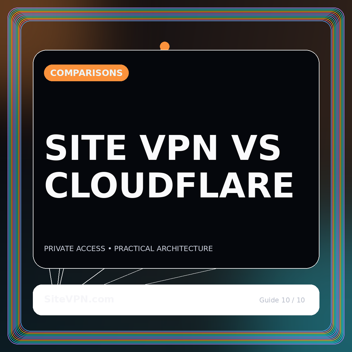 Featured image for Site VPN vs Cloudflare Tunnel for Private Websites